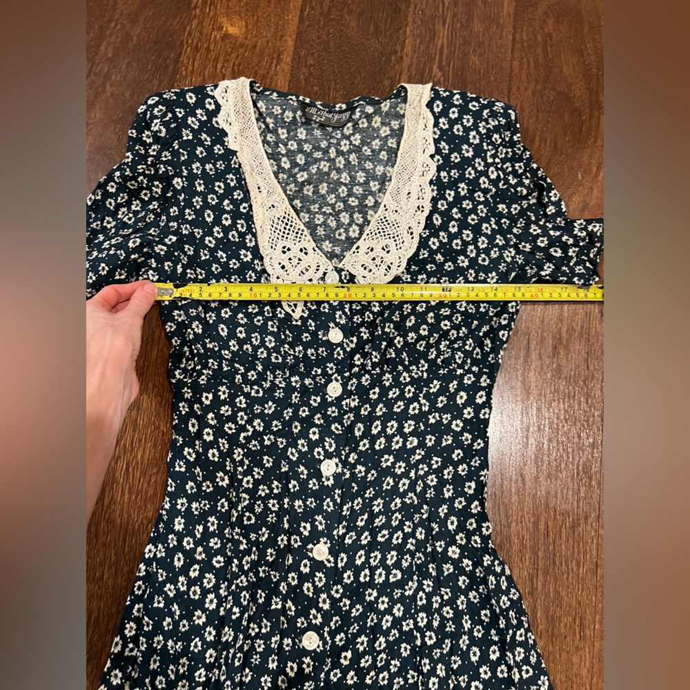 Vintage Floral Dress Cottagecore Sezane - Picture 5 of 7